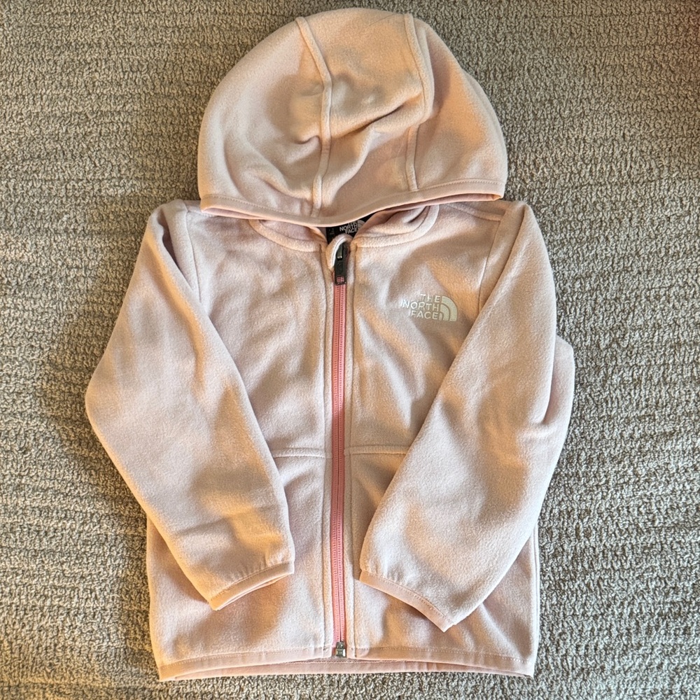 The North Face Kids Light Pink Full-Zip Hoodie